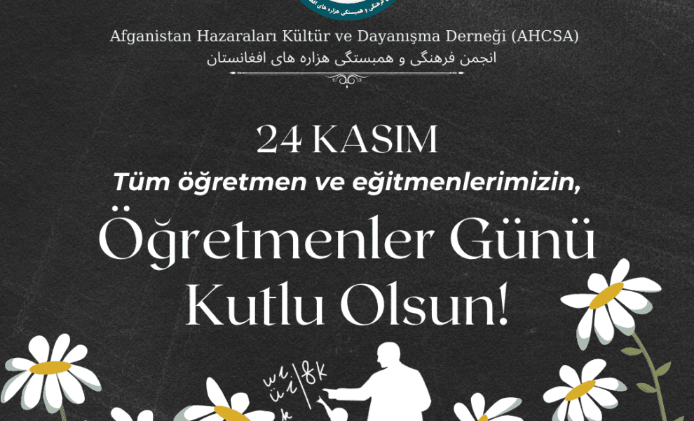 24 Kasım Öğretmenler Günü kutlu olsun