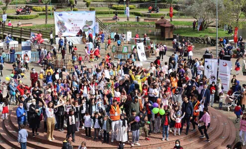 Göçmen ve Sığınmacı Çocuklar İle Ev Sahibi Topluluğu, 23 Nisan’ı Trabzon’da Kutladı